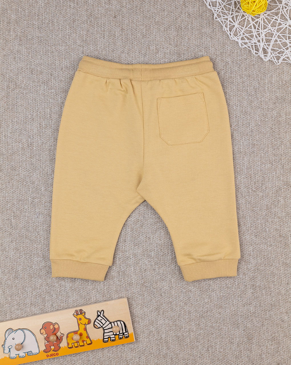 Pantalone bimbo giallo dinosauri