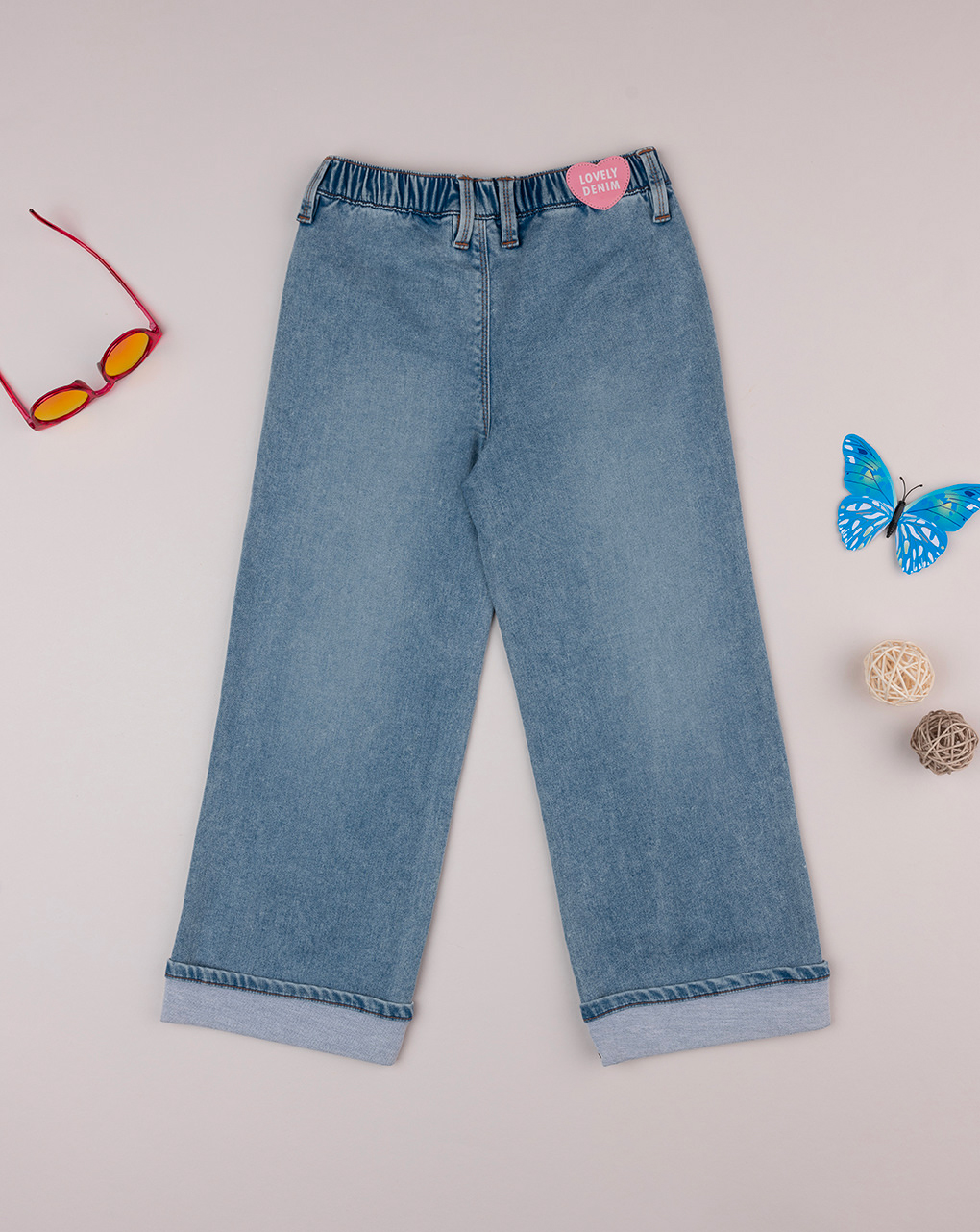 Pantapalazzo denim bimba