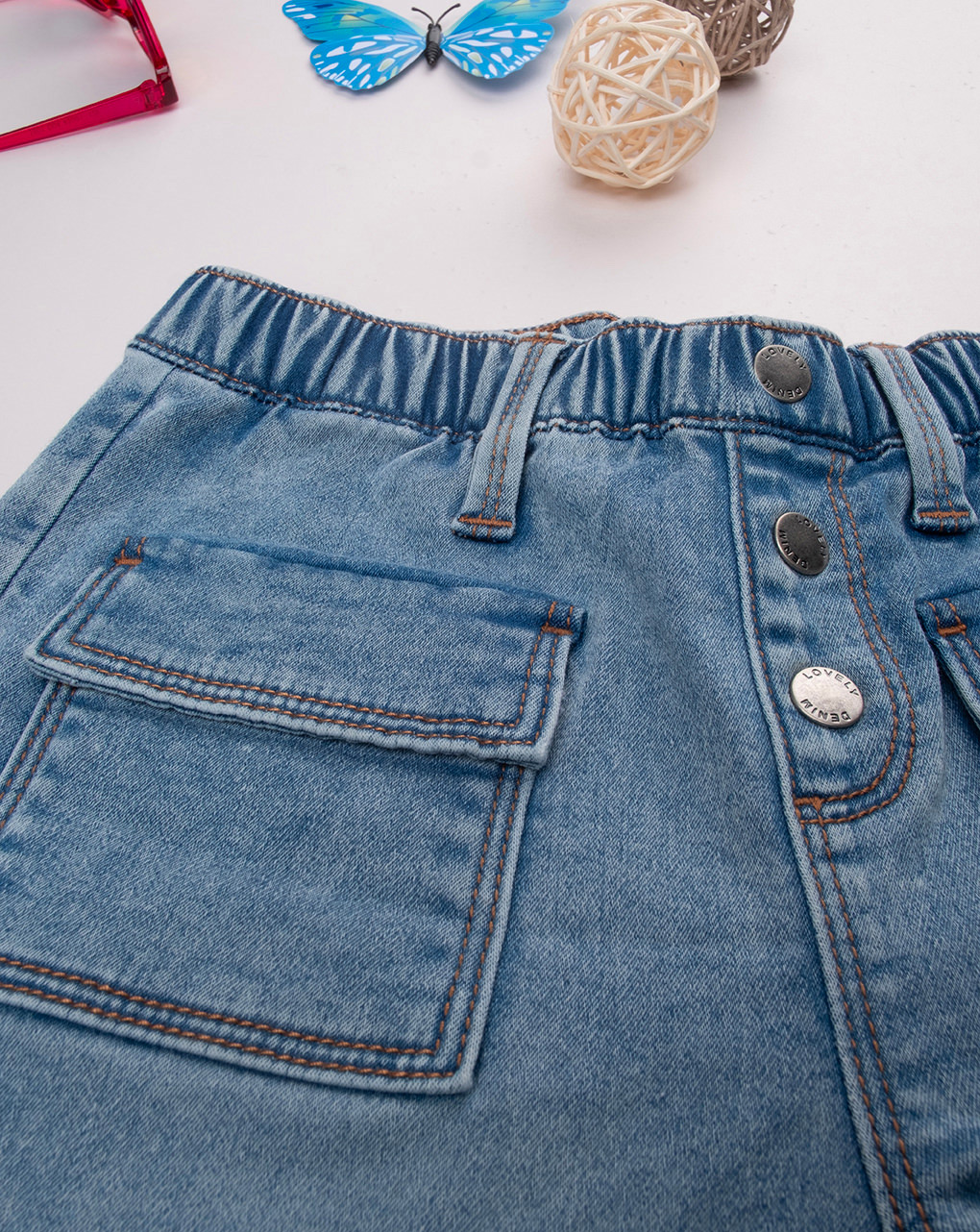 Pantapalazzo denim bimba
