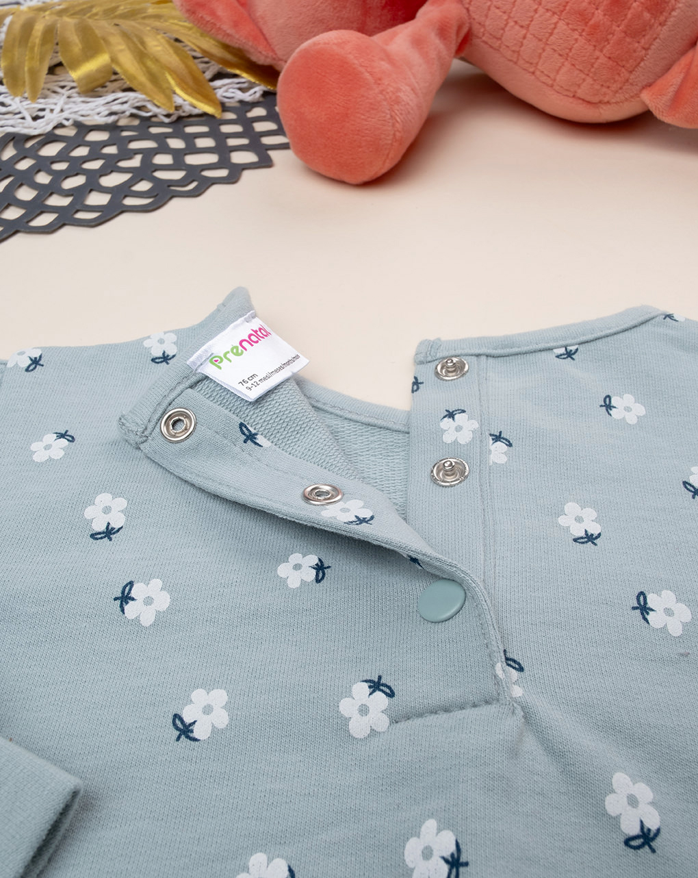 Maglia bimba verde stampa allover