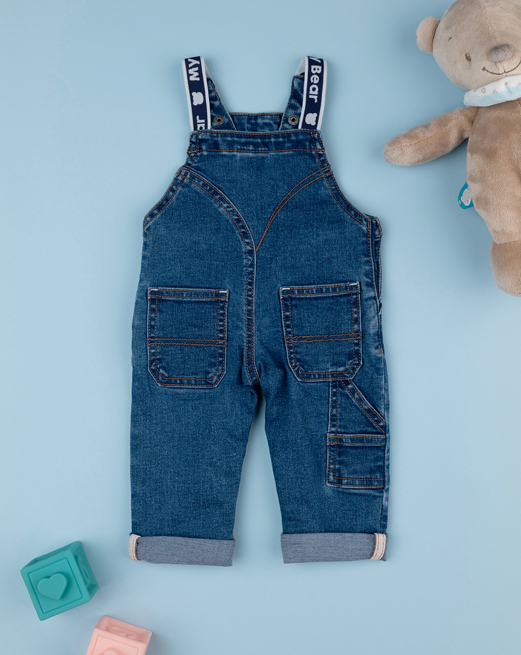 Salopette bimbo organic cotton