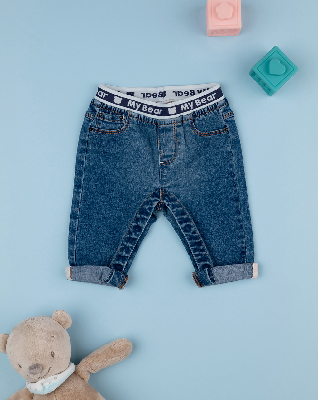 Pantalone bimbo denim