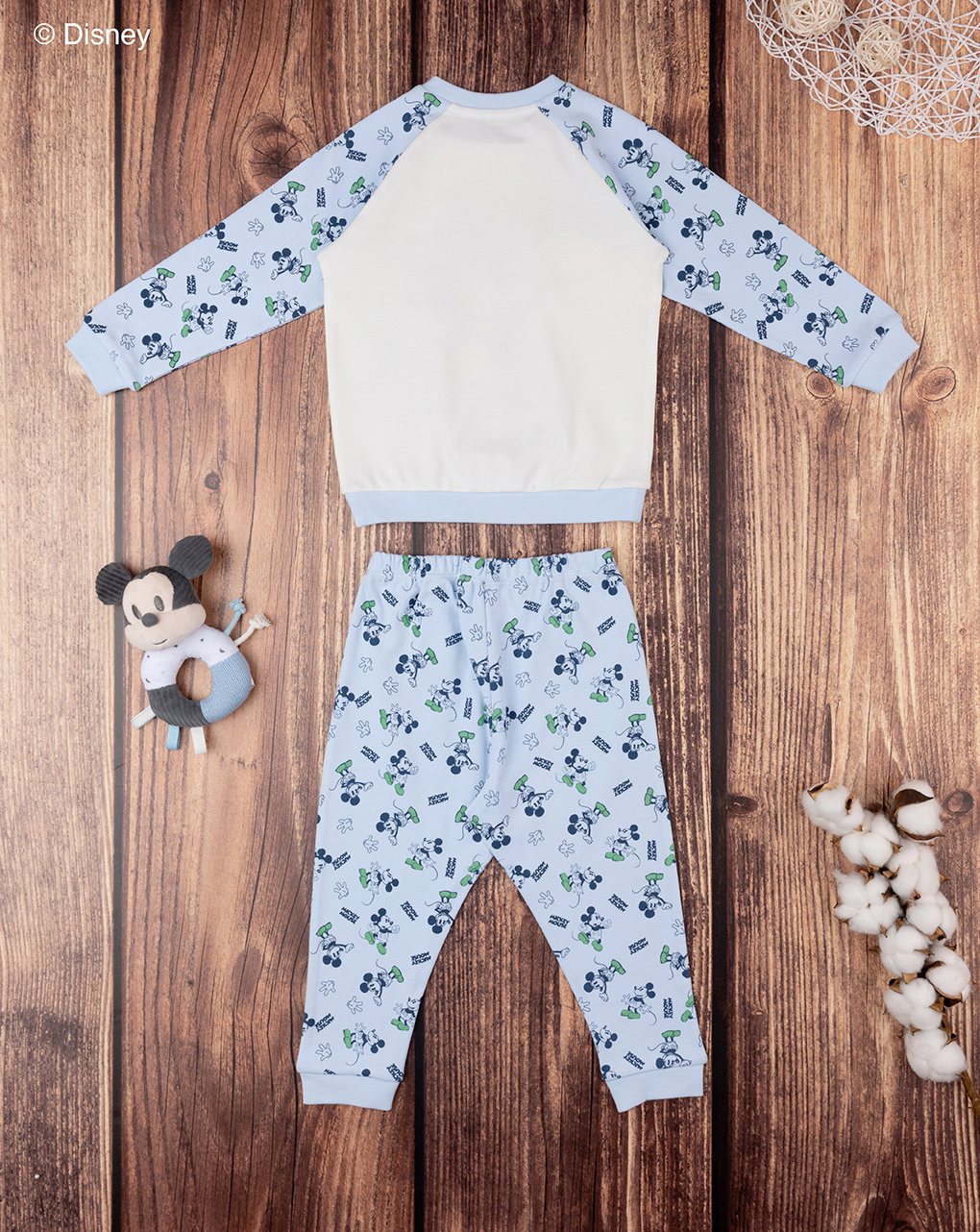Pigiama bimbo 2 pezzi disney topolino