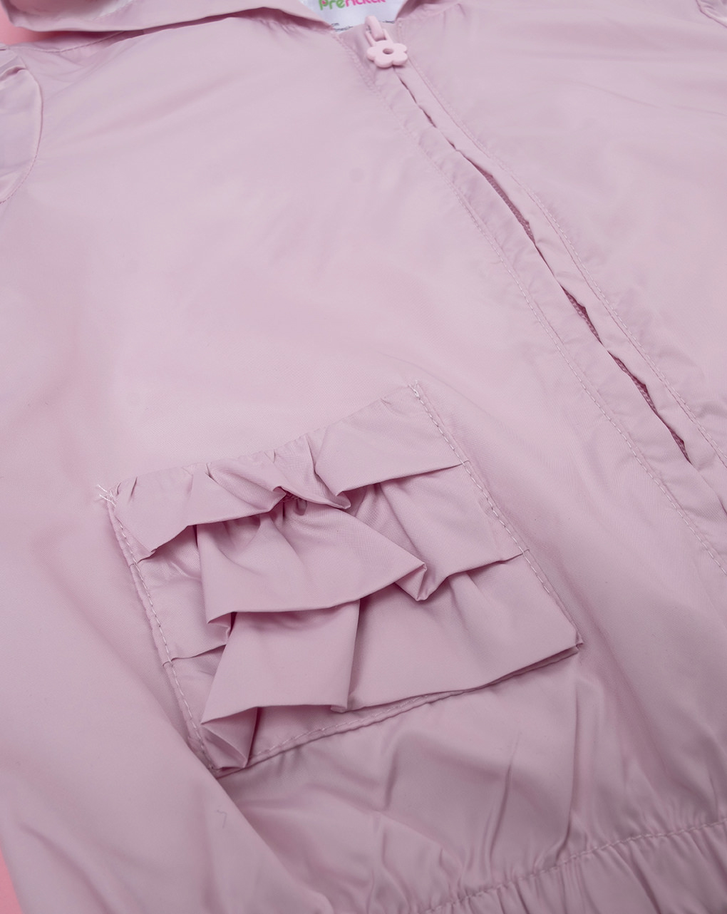 Giubbino antivento bimba rosa