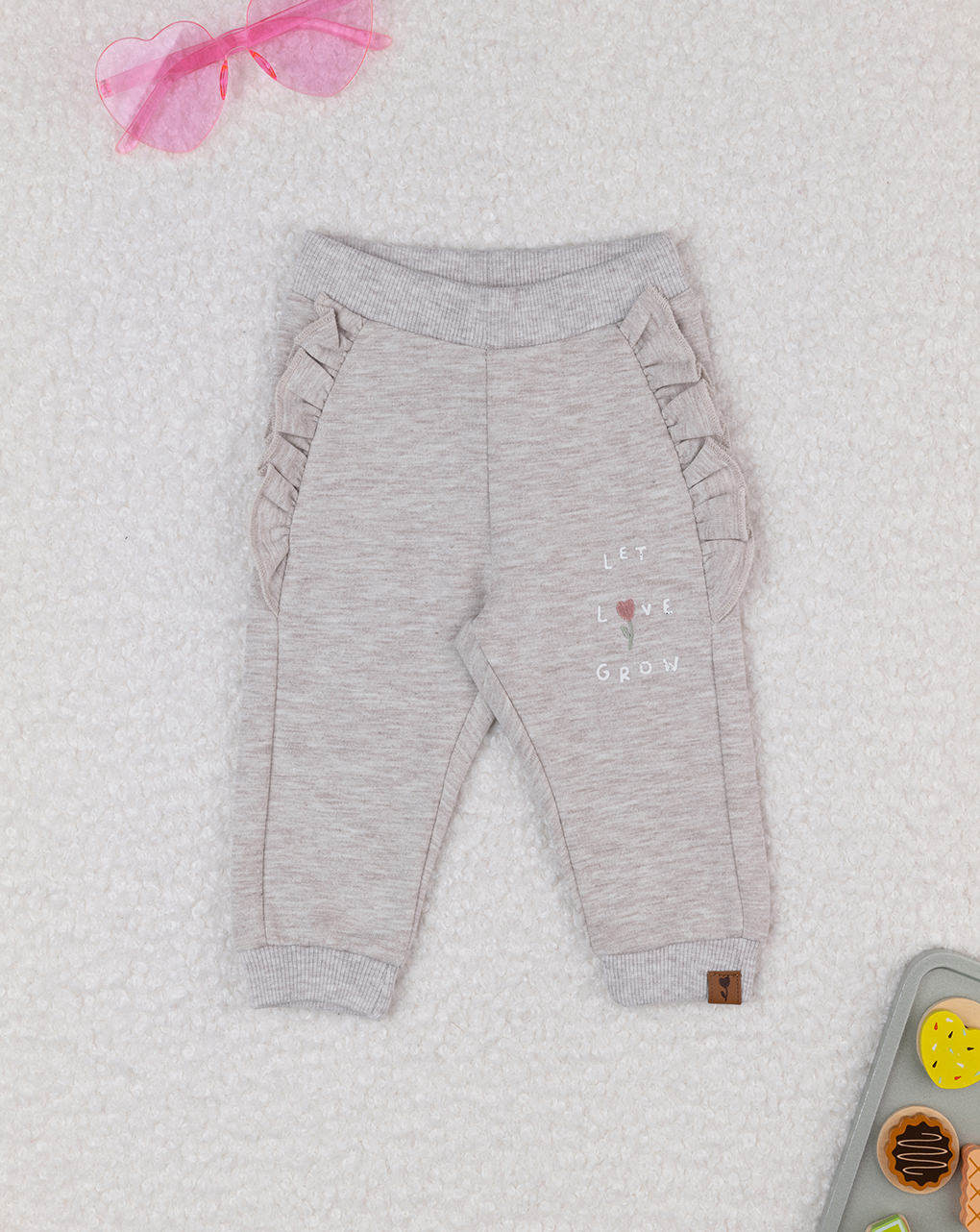 Loud + Proud Felpa Con Cappuccio Bimba In Cotone - Interlock Morbido, Chiusura Con Zip, Colore Unico - 3