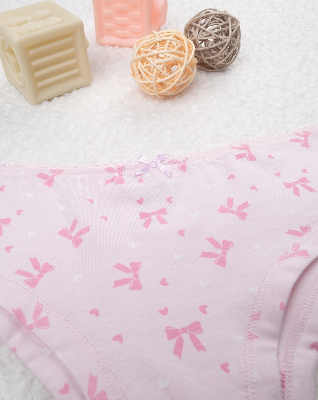 Slip bimba rosa fiochhi allover