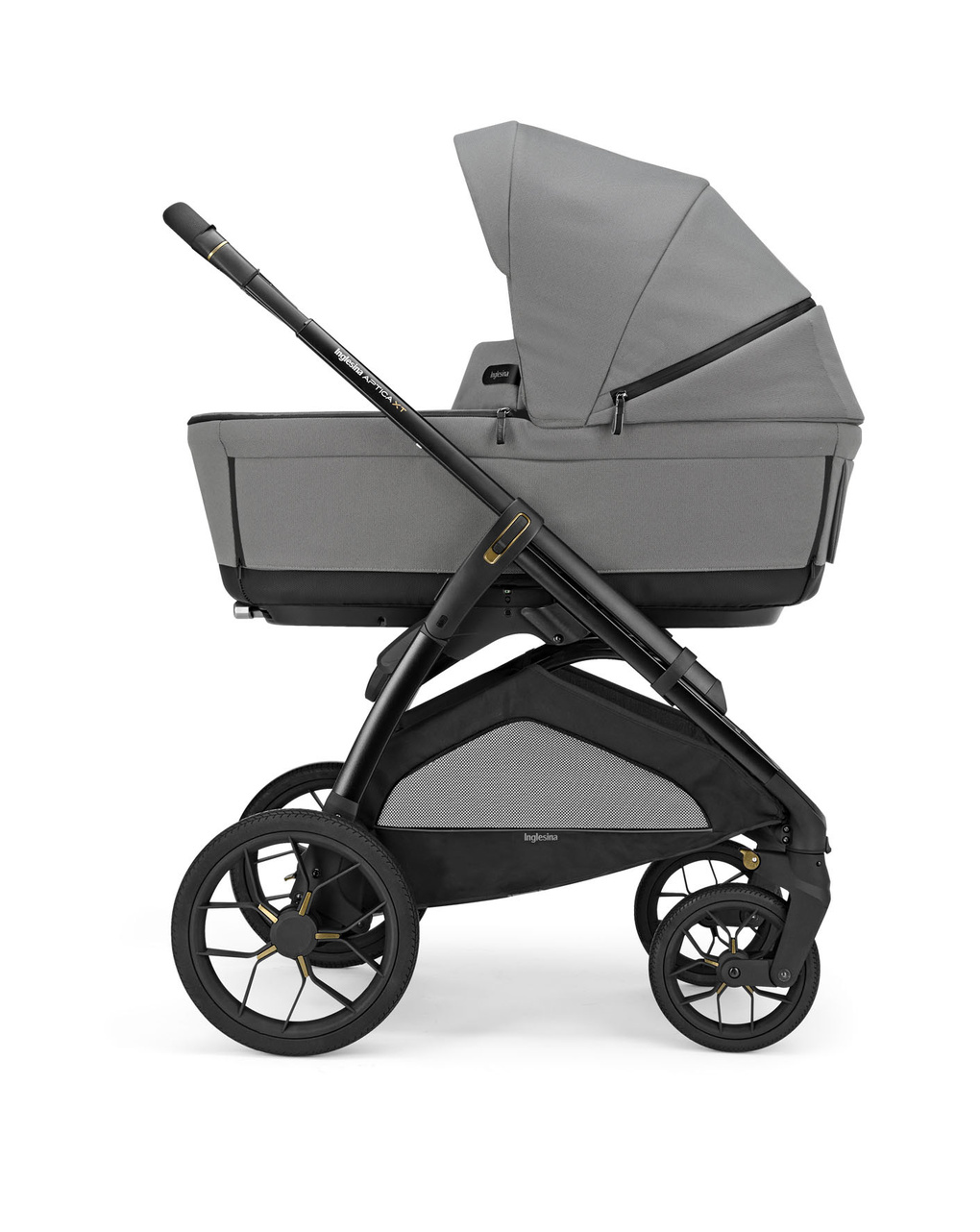 Aptica xt system quattro darwin recline colore canyon grey telaio nero - inglesina