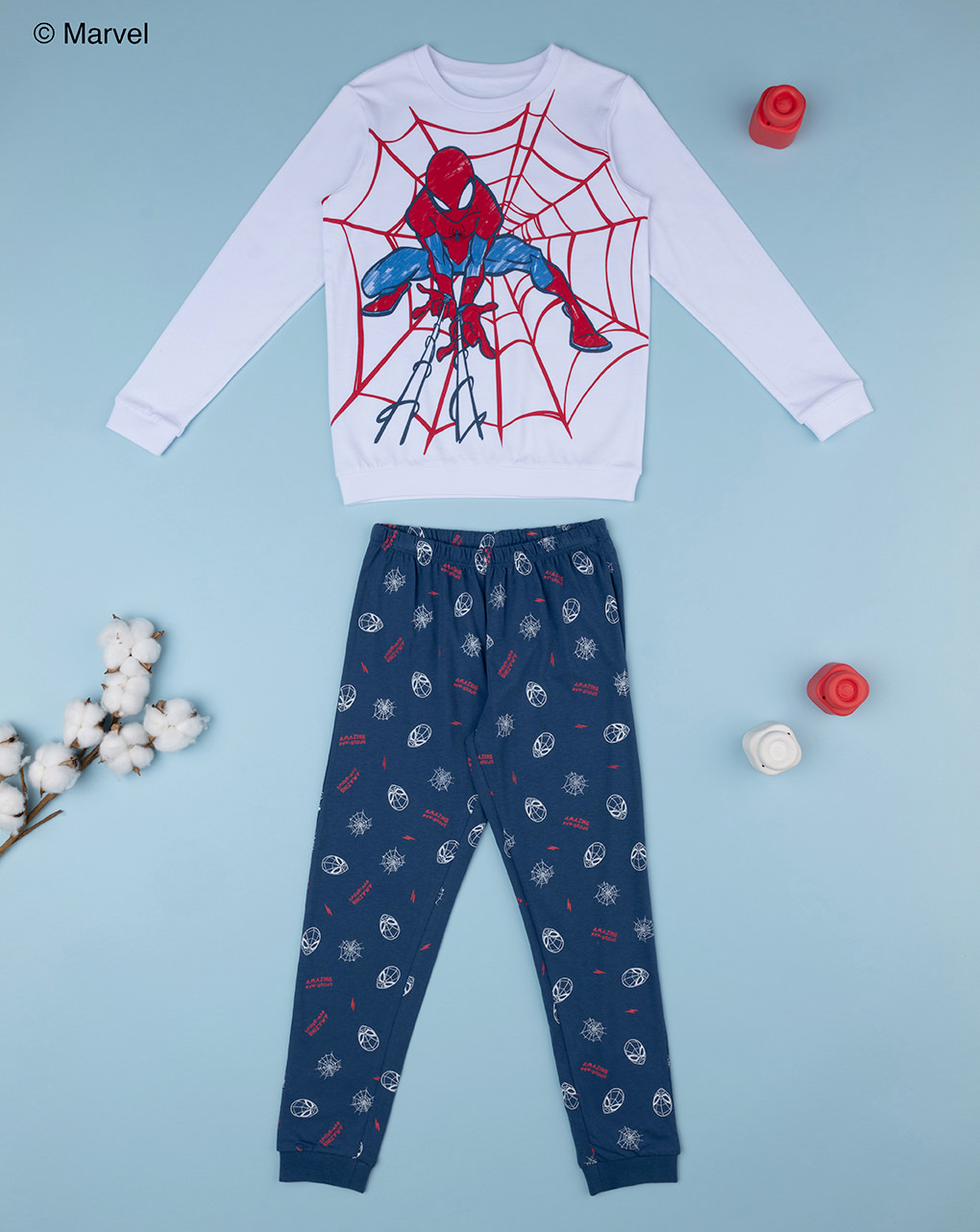 Pigiama bimbo spiderman