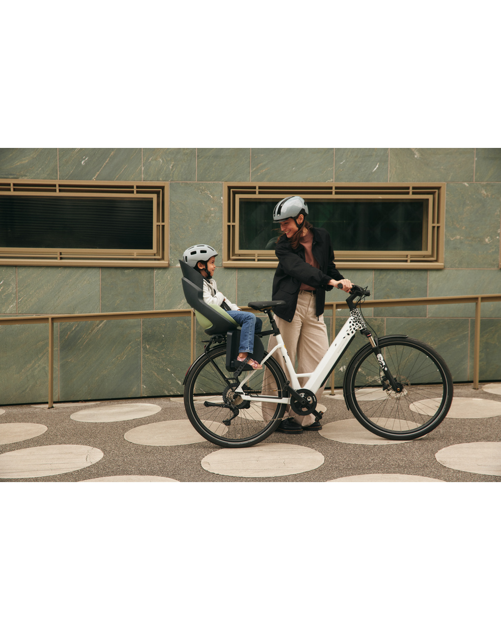 Prodigee icon rear frame - seggiolino bici con montaggio posteriore al portapacchi azure blu