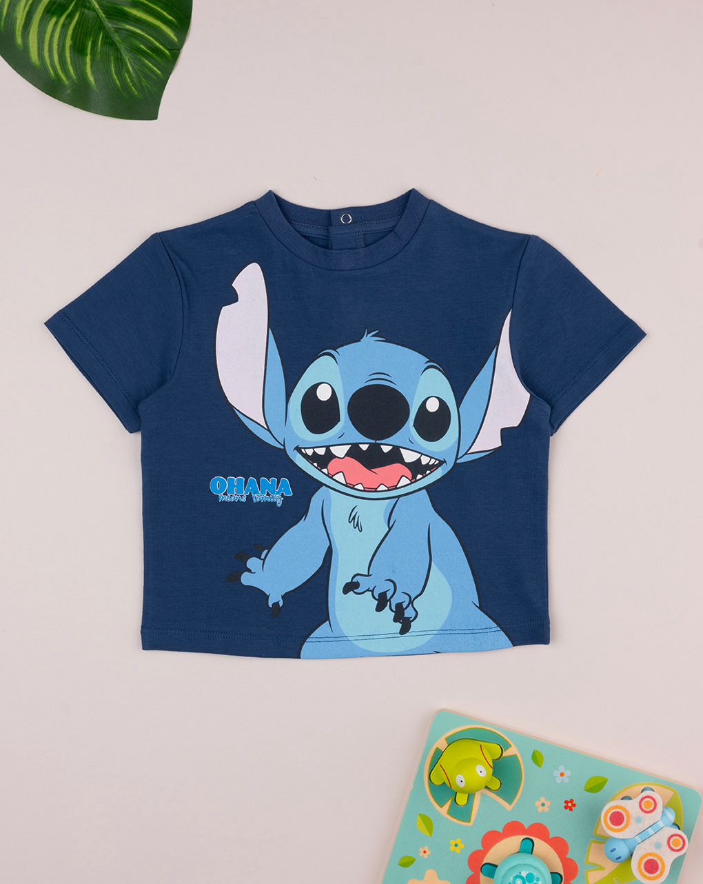 T-shirt bimbo blu "stitch"