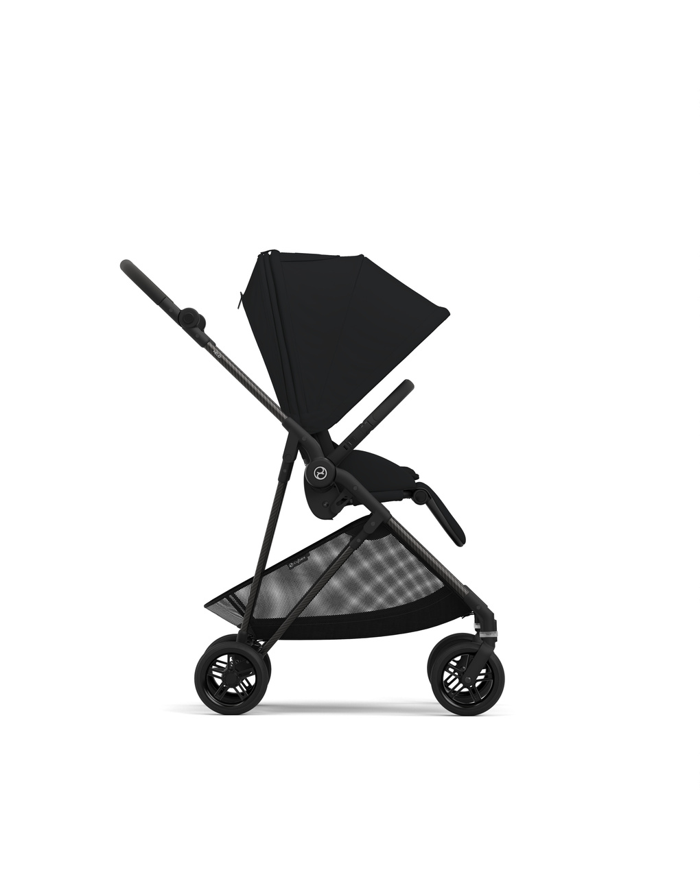 Passeggino melio carbon magic black - cybex