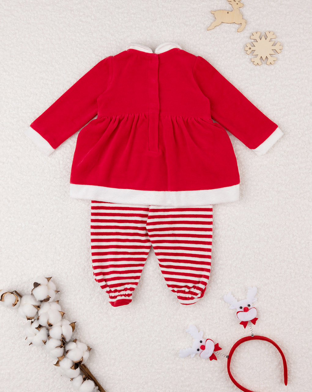 Tutina baby girl "santa babe"