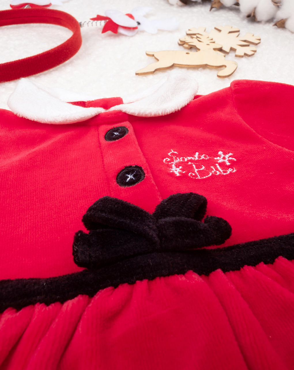 Tutina baby girl "santa babe"