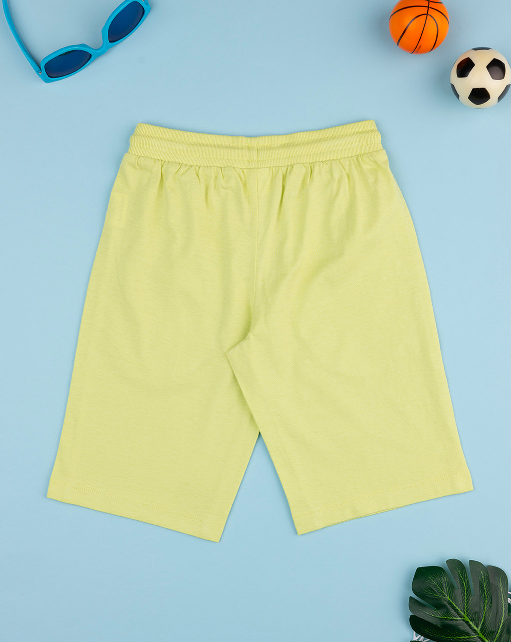 Pantalone corto bimbo verde chiaro
