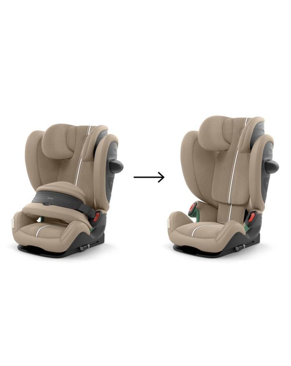 Seggiolino cbx-pallas g2 i-size plus almond beige 76-150cm - cybex
