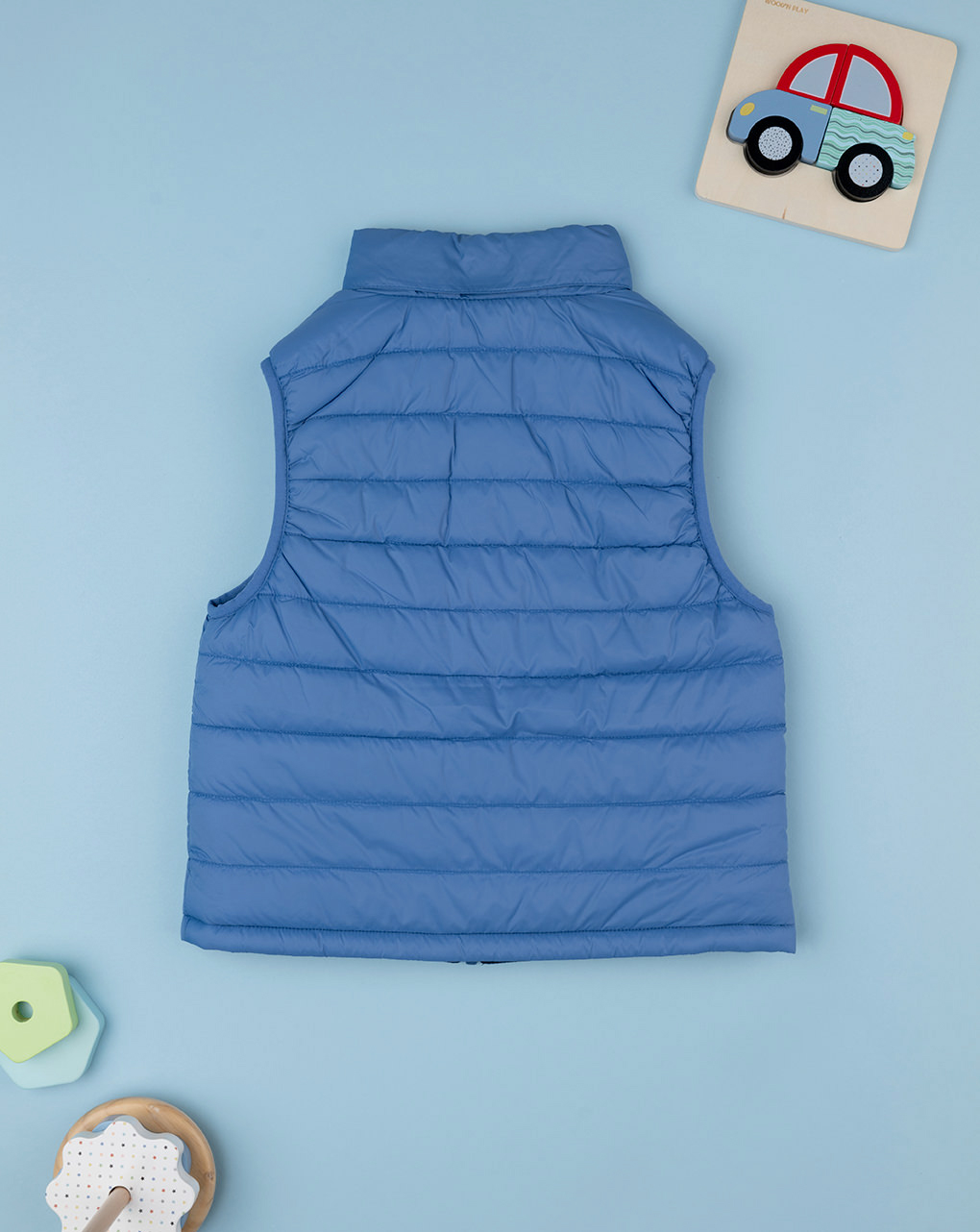 Smanicato bimbo blu