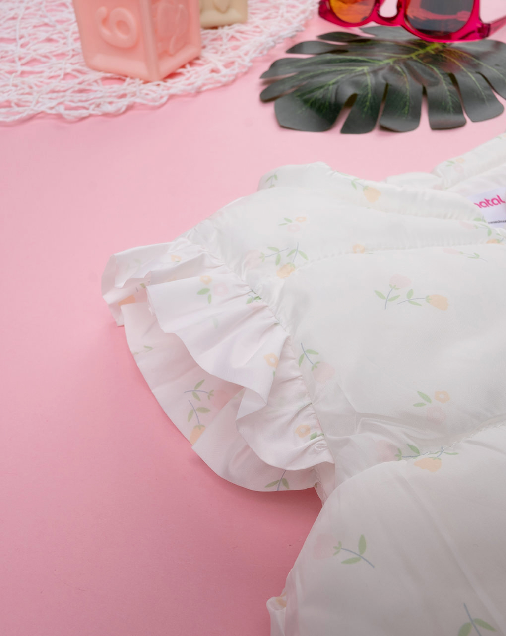 Gilet imbottito bimba bianco