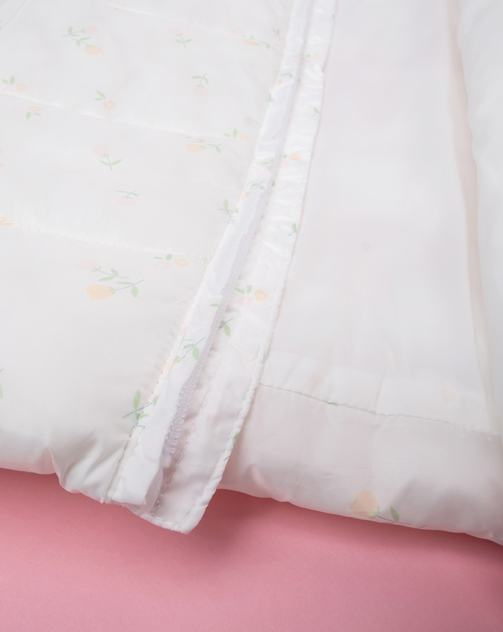 Gilet imbottito bimba bianco