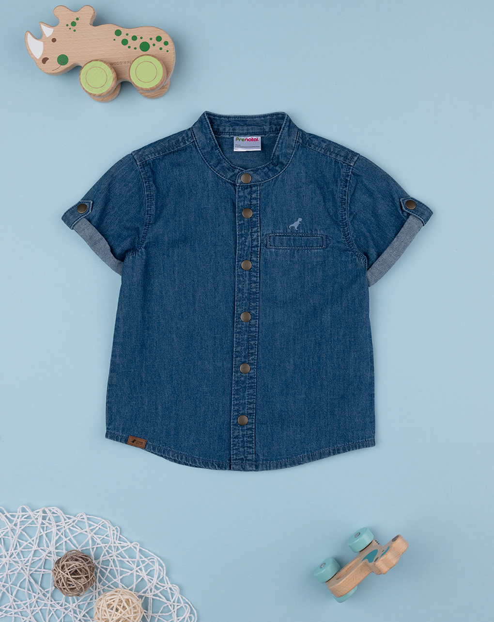 Camicia bimbo blu