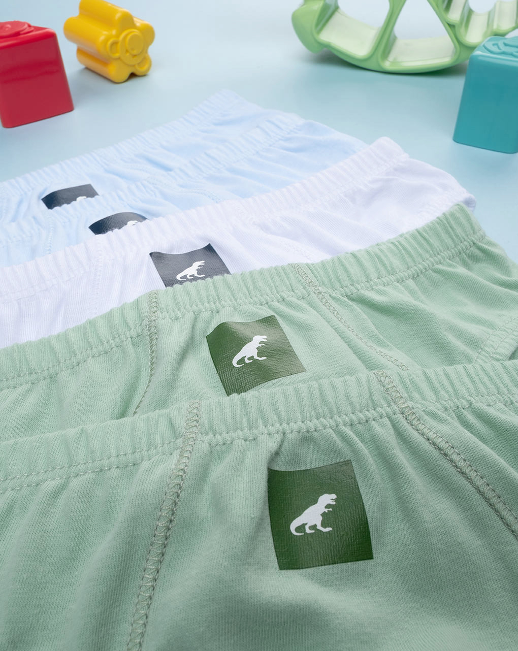 Pack 5 slip bimbo dinosauri