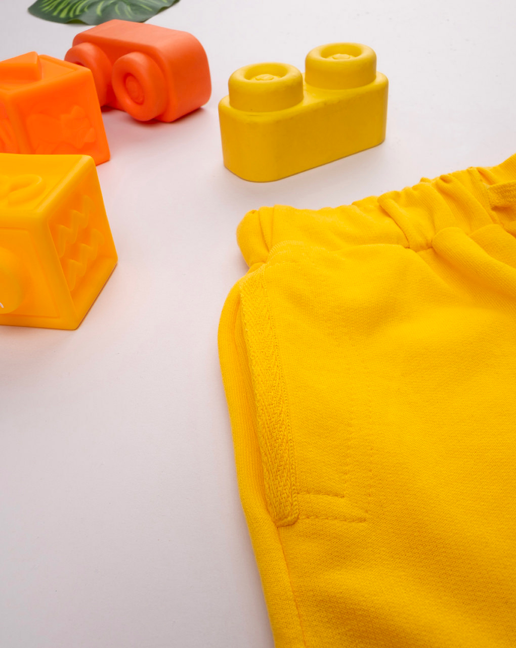 Pantalone corto bimbo giallo