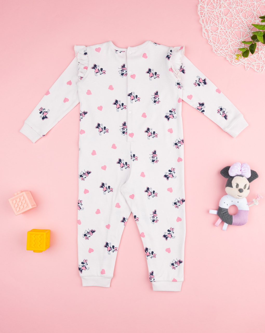 Pigiamone bimba minnie rosa