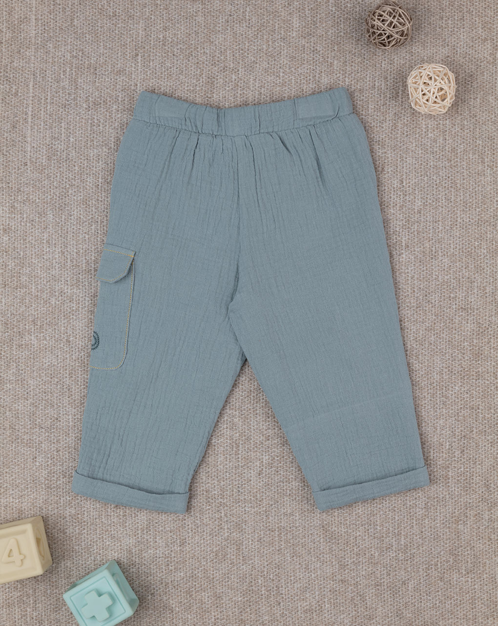 Pantalone bimbo verde