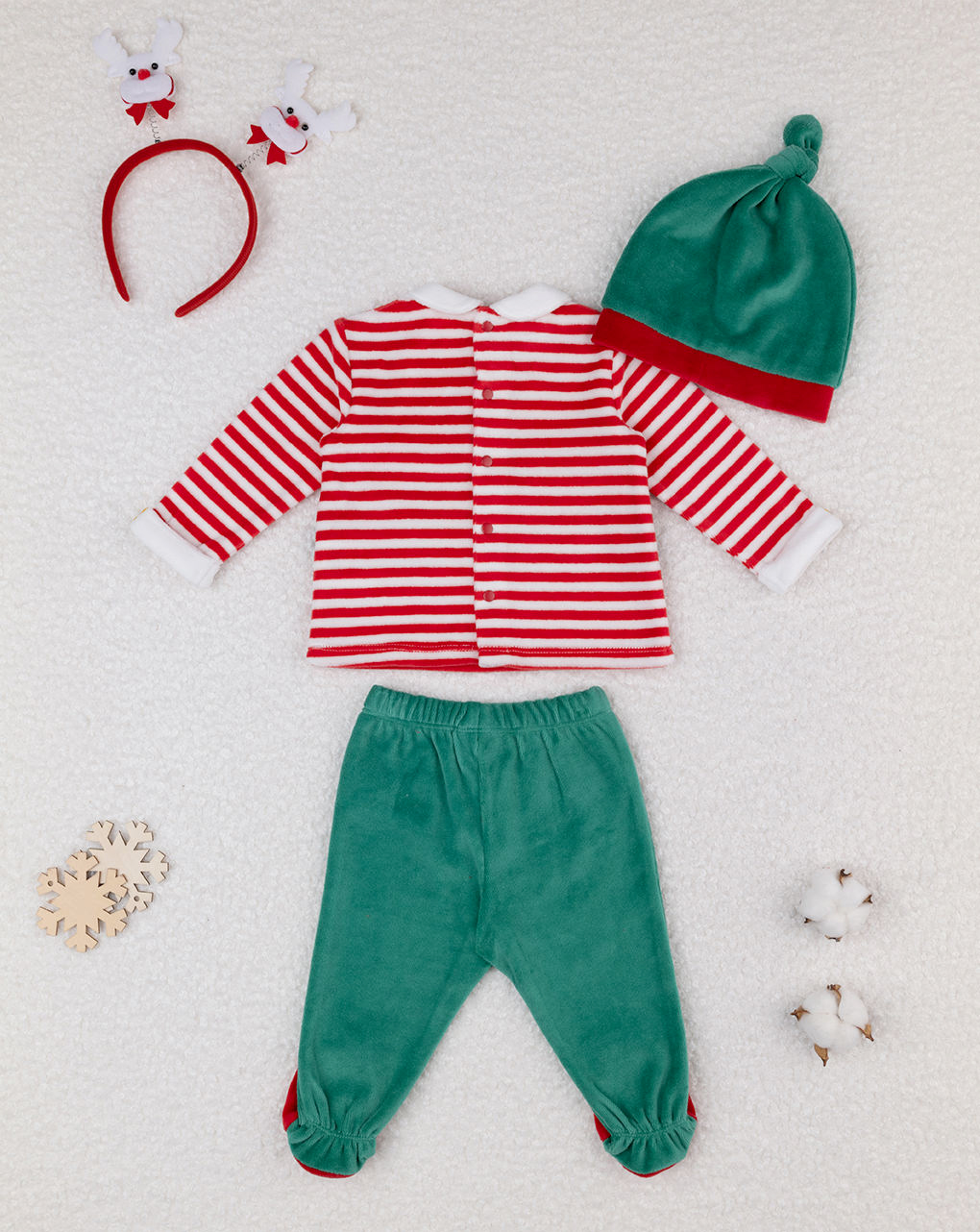 Completo folletto bimbo organic cotton