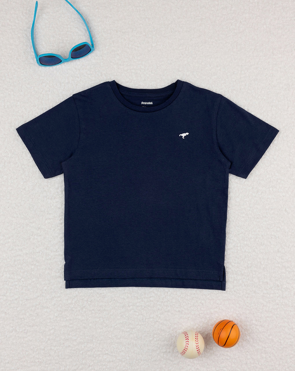 T-shirt bimbo blu dino
