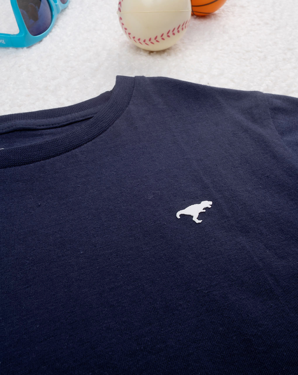 T-shirt bimbo blu dino
