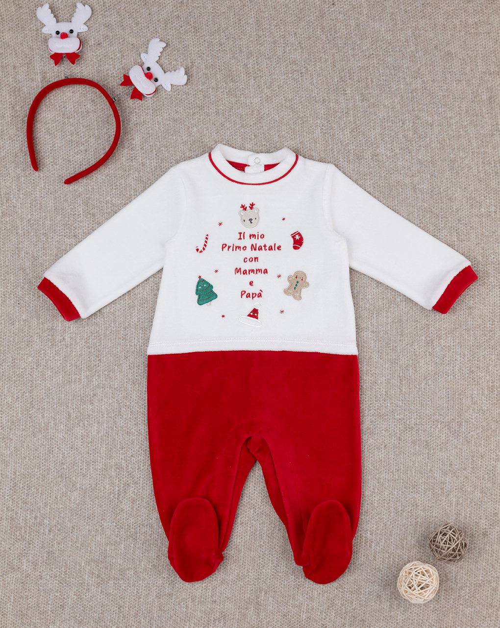 Tutina bimbo bicolor organic cotton