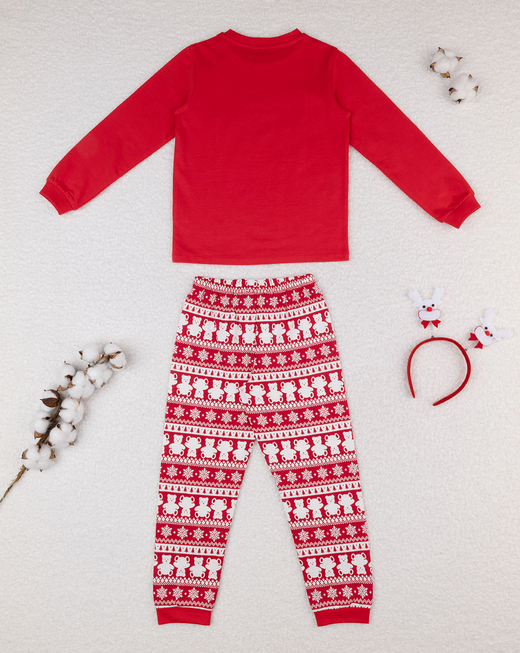 Pigiama natale bimbo kid organic cotton