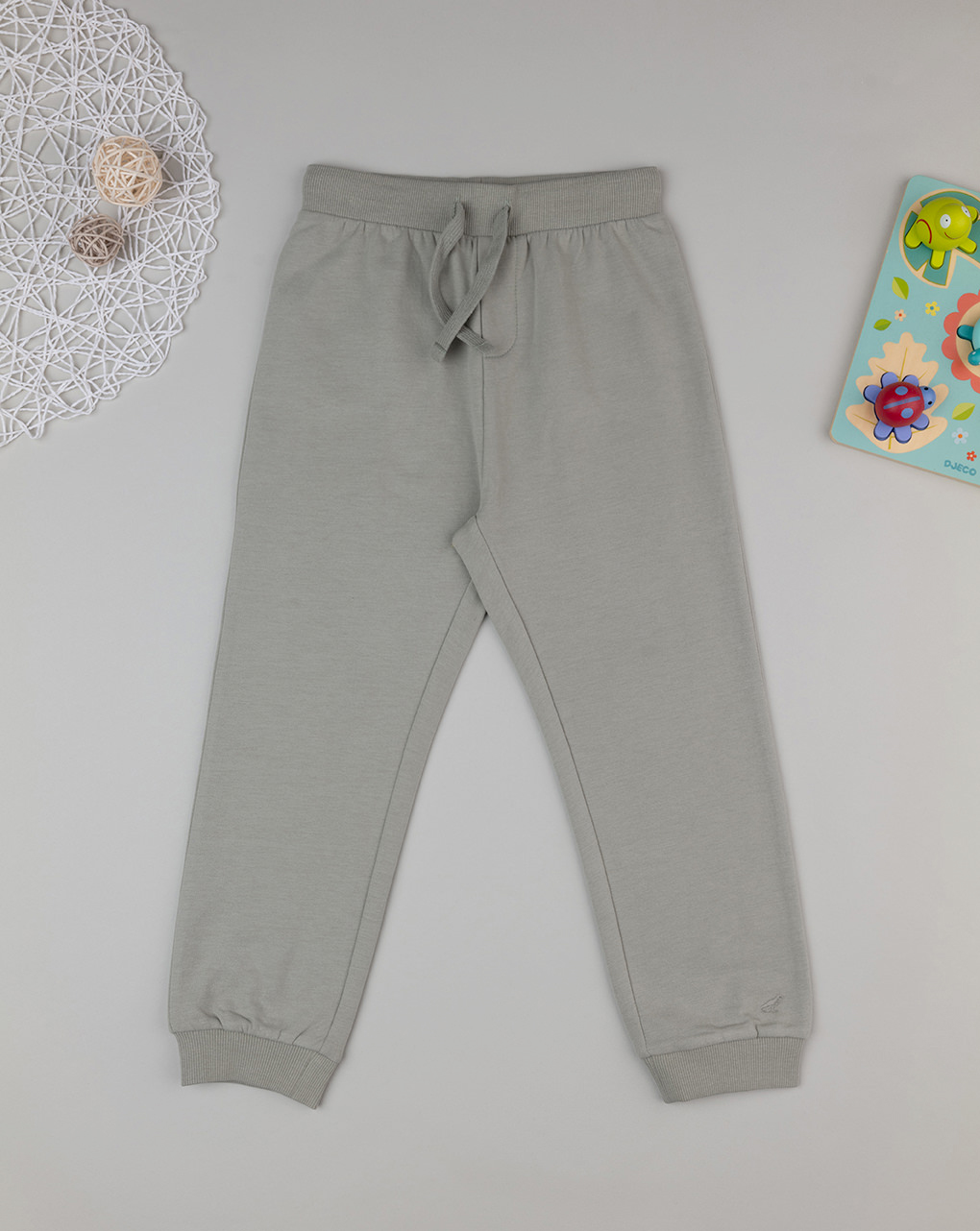 Pantalone felpato bimbo verde