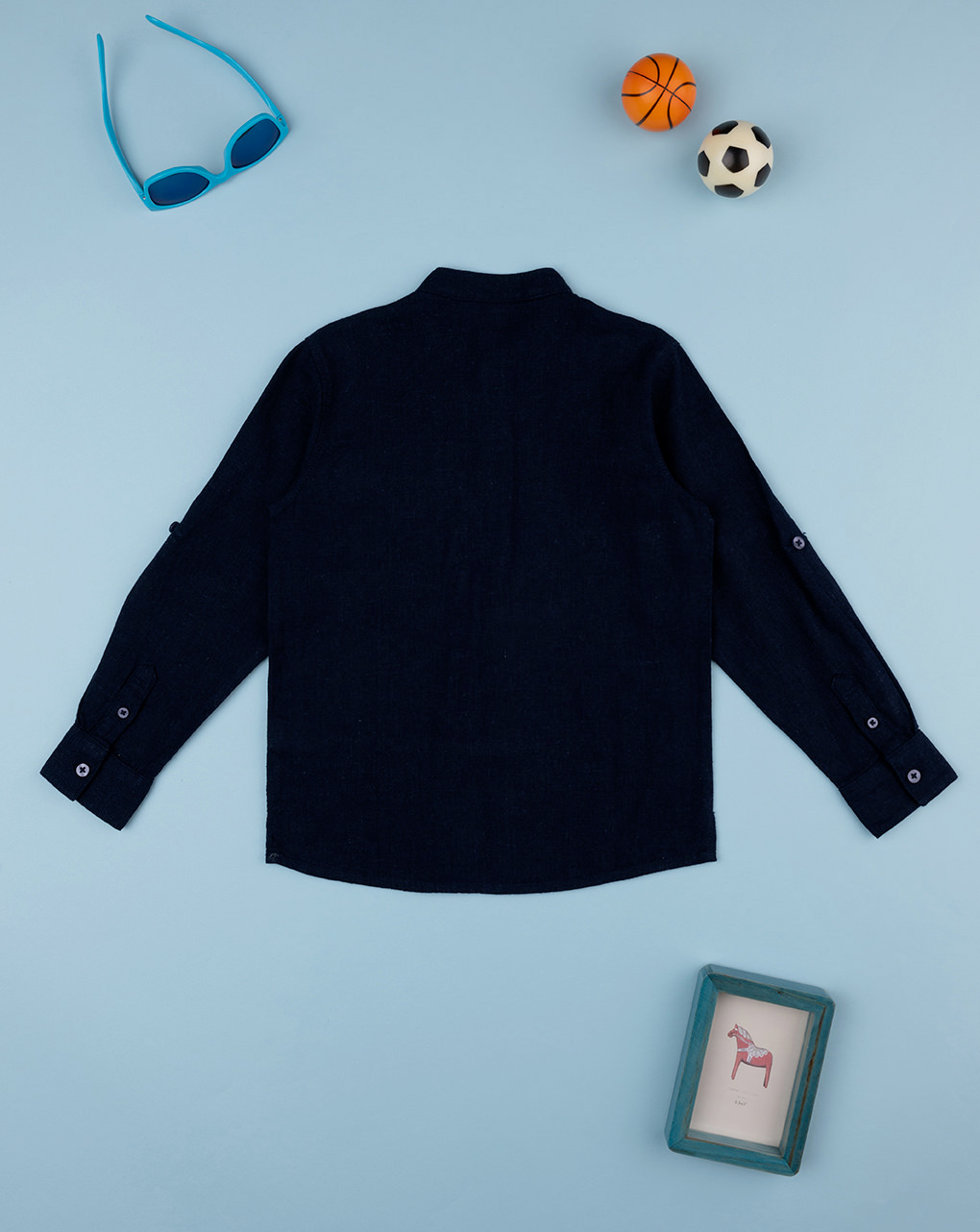 Camicia bimbo blu