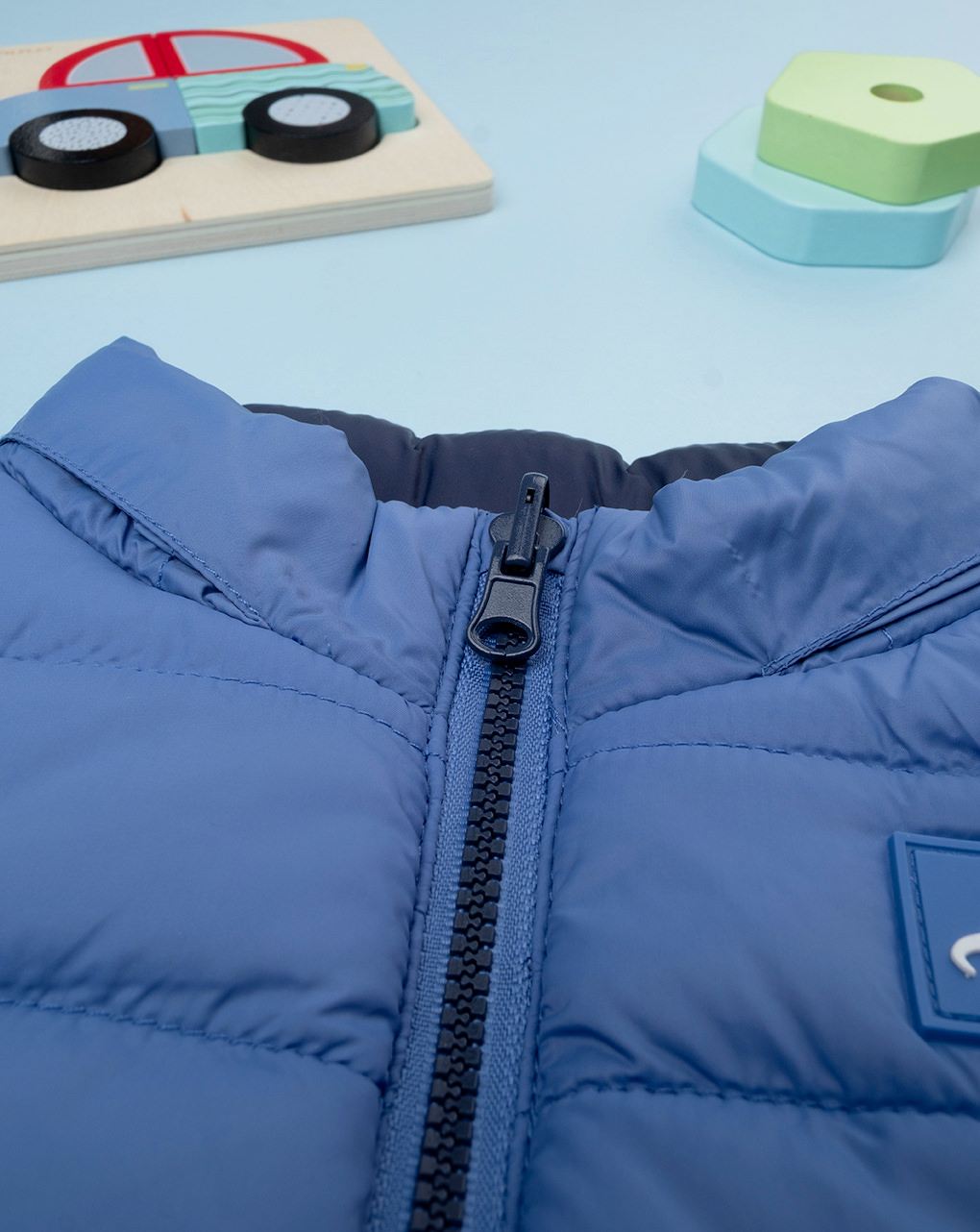 Smanicato bimbo blu nylon ricilato
