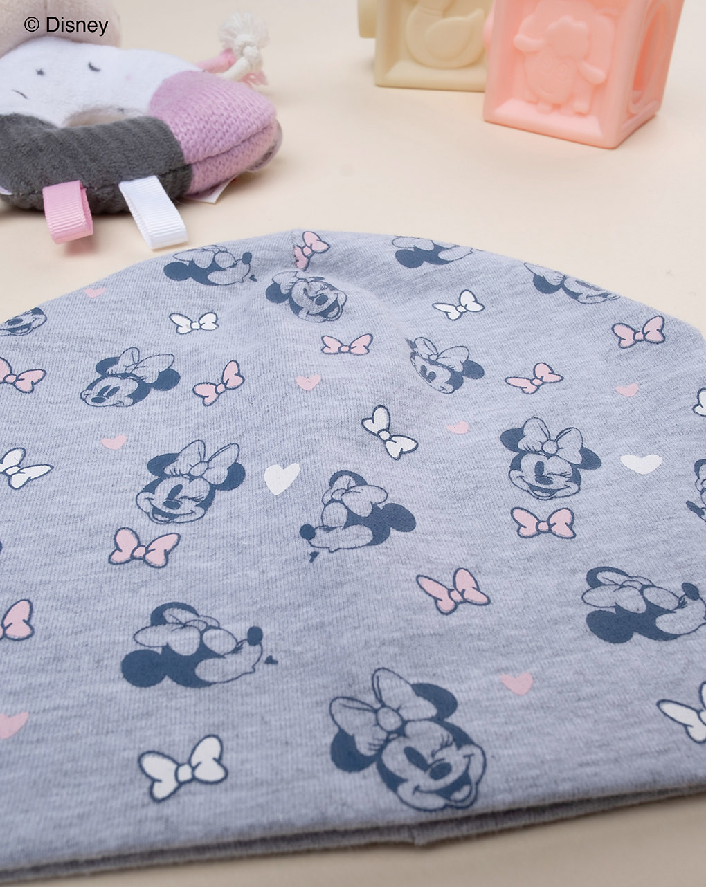 Berretto bimba grigio minnie