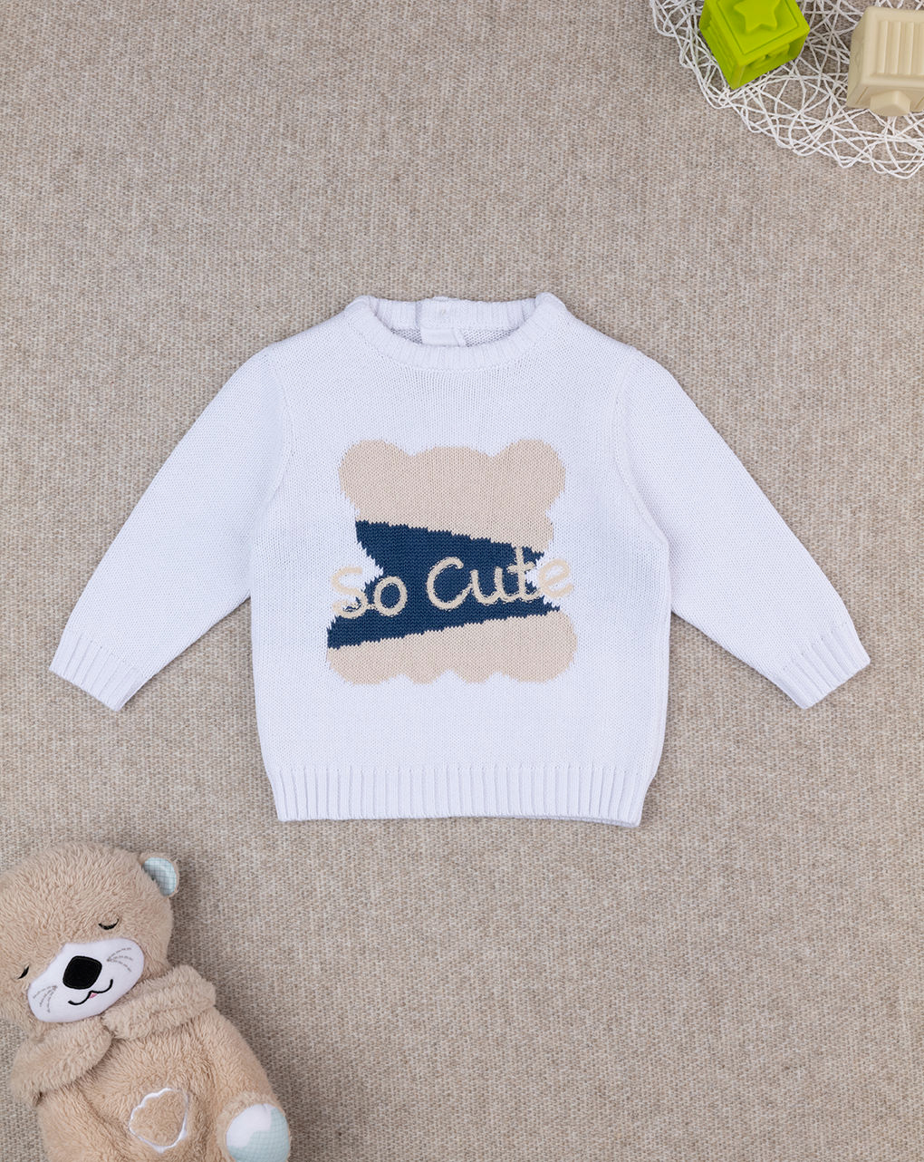 Maglia bimbo bianca so cute