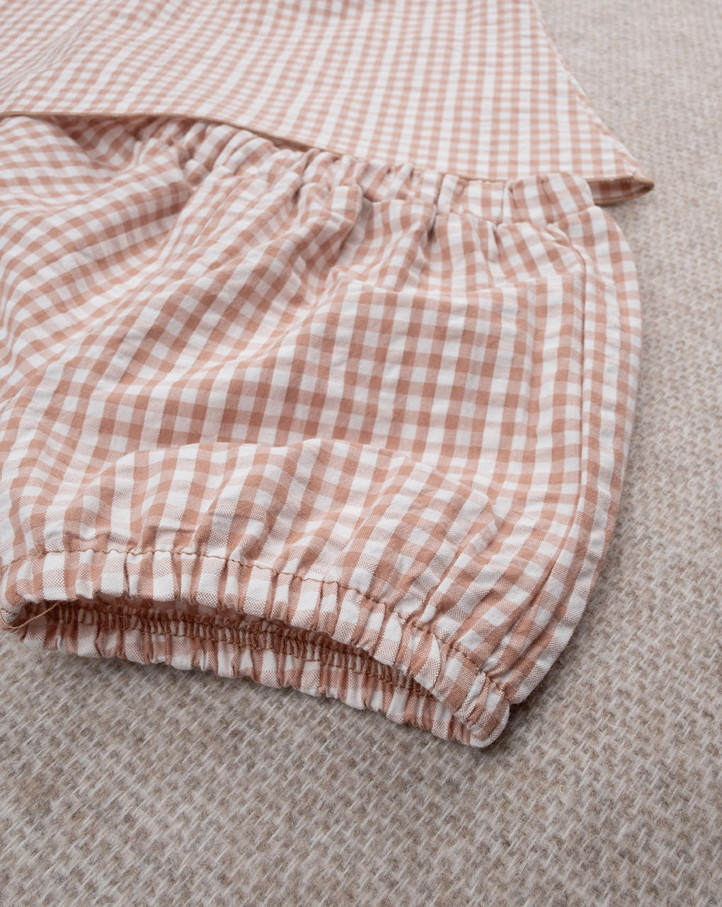 Set vichy marrone