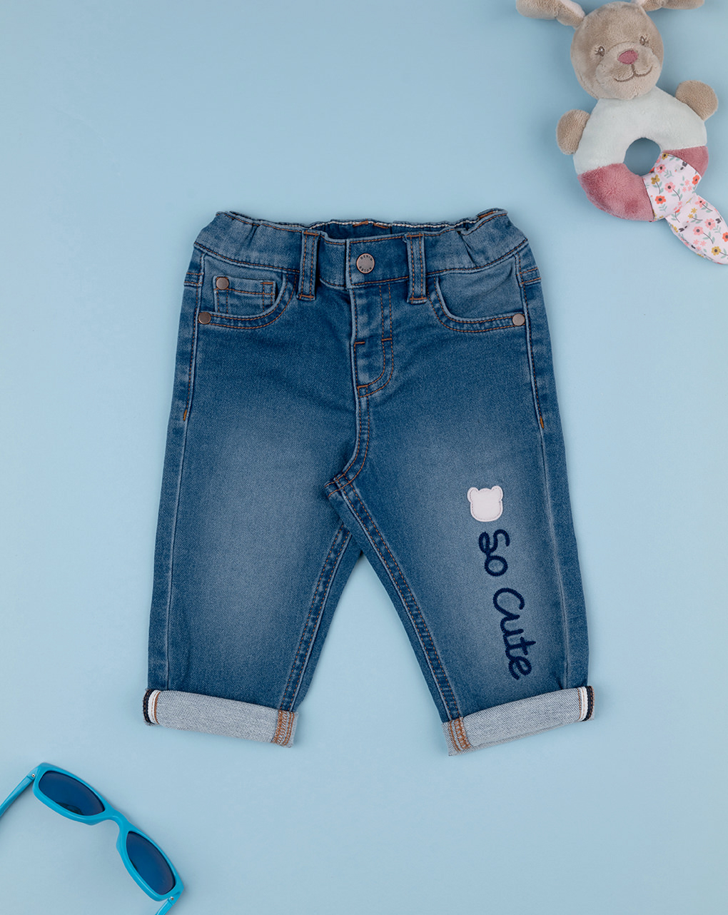 Pantalone denim bimbo "so cute"