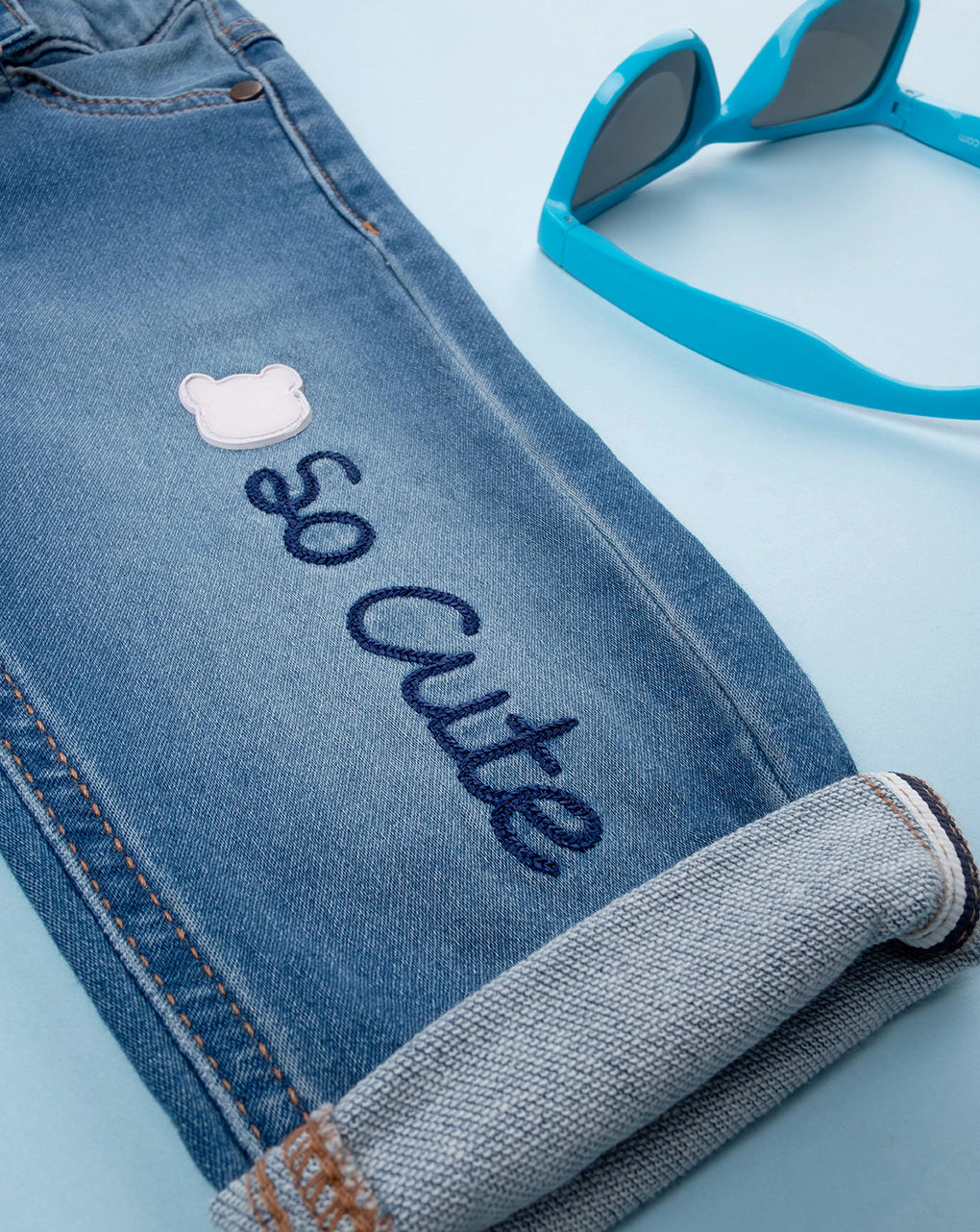 Pantalone denim bimbo "so cute"