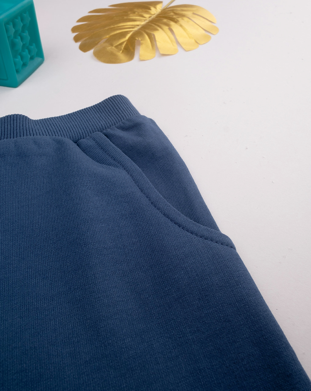 Pantalone bimba blu fiocchi