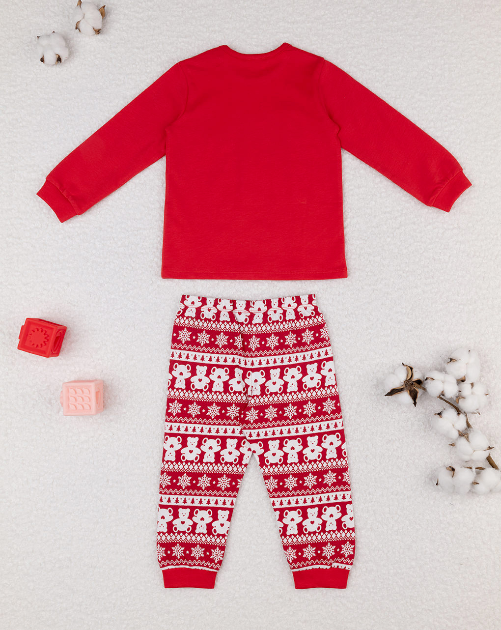 Pigiama natala bimbo baby organic cotton