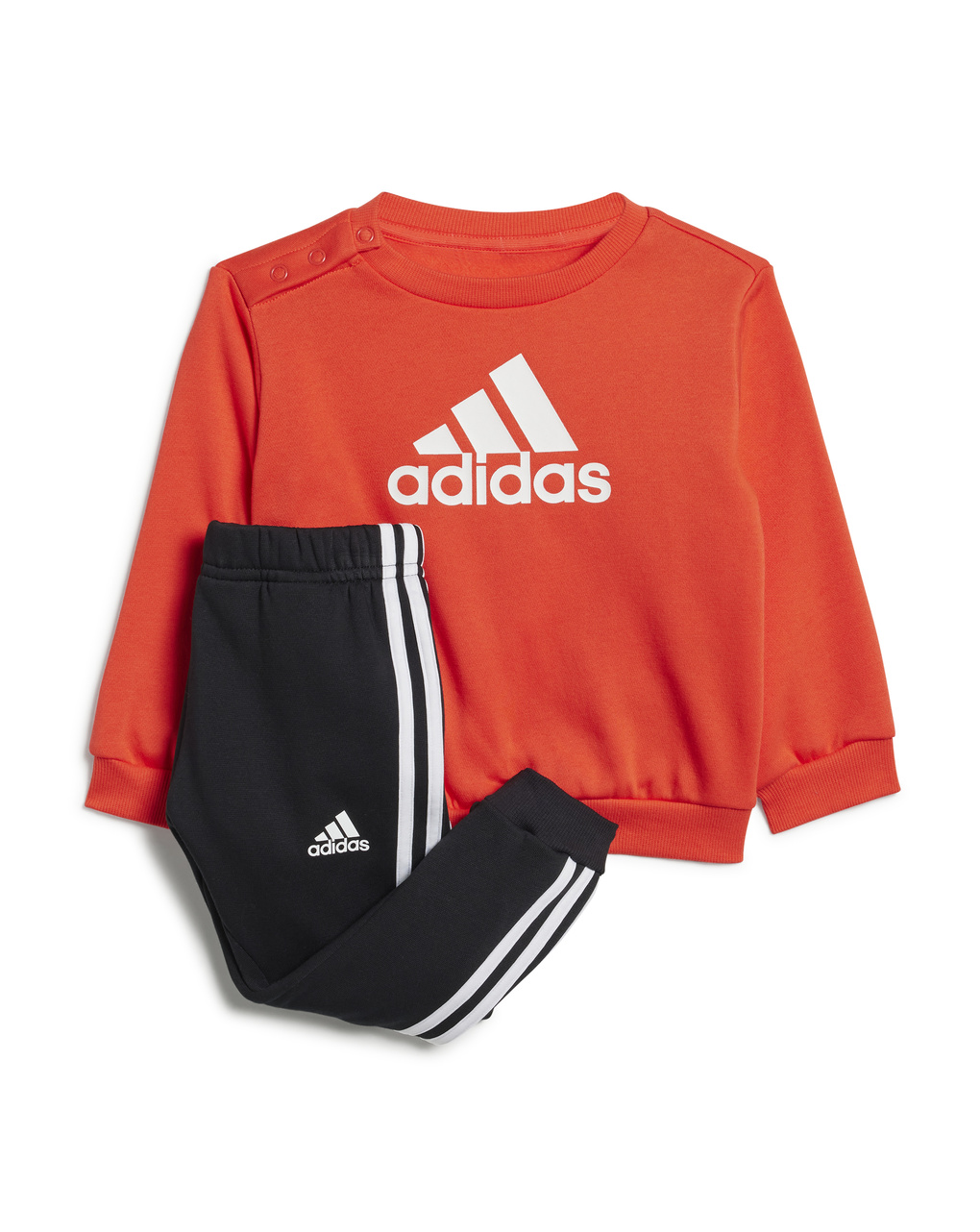 Jogger lungo rosso adidas bambino