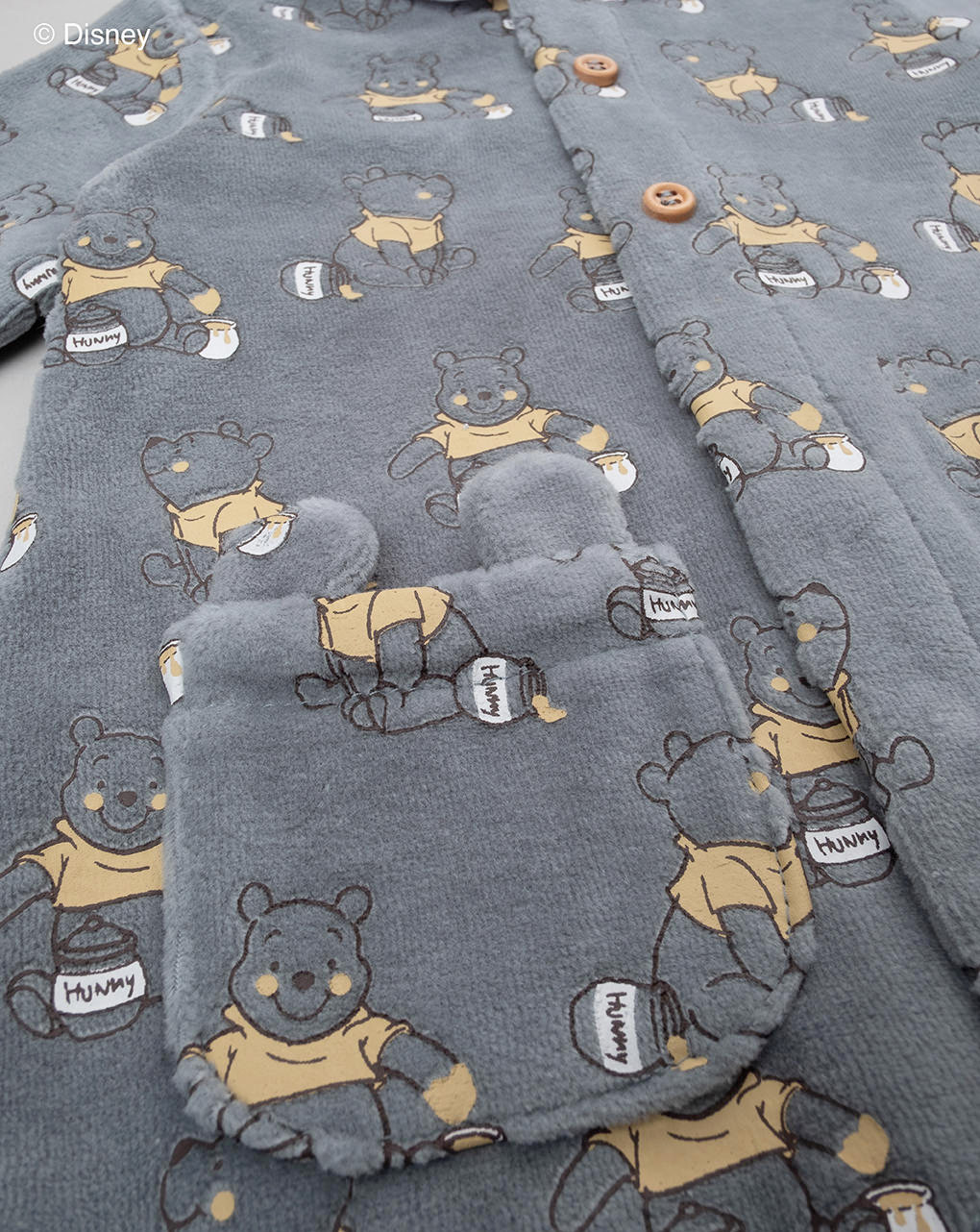 Tutina ciniglia verde neonato winnie the pooh