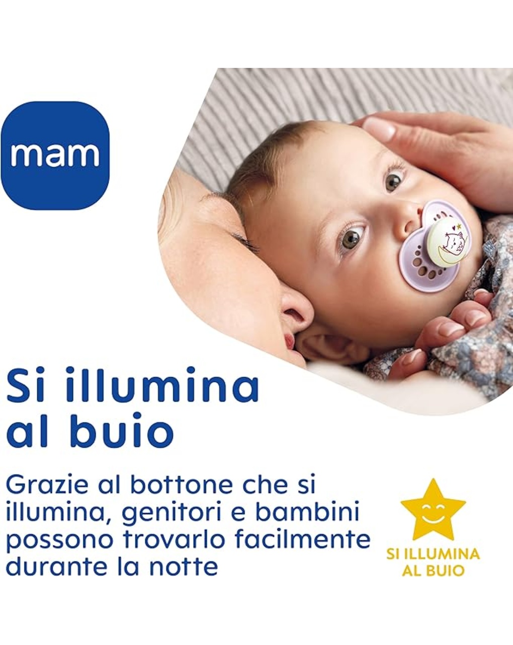 Succhietto mam supreme night 16+m, neutro - mam