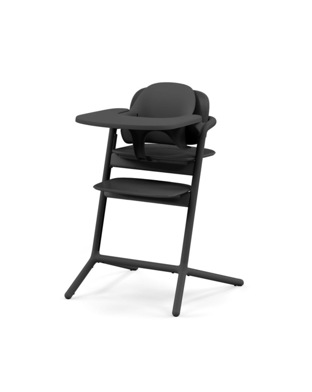 Lemo 4in1 sedia evolutiva con sdraietta e accessori pappa - stunning black - cybex gold