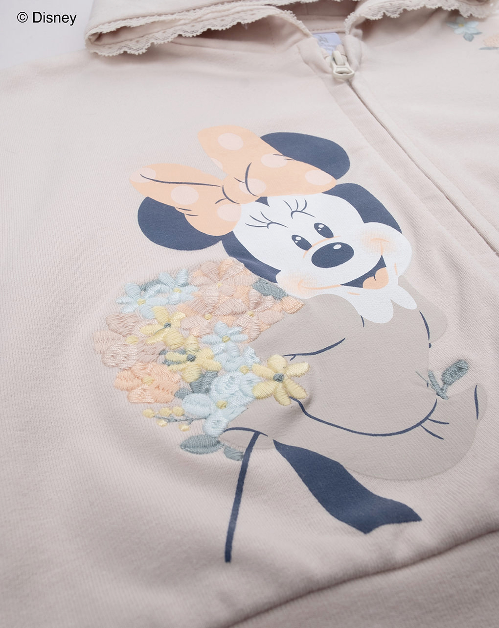 Jogger bimba beige disney minnie