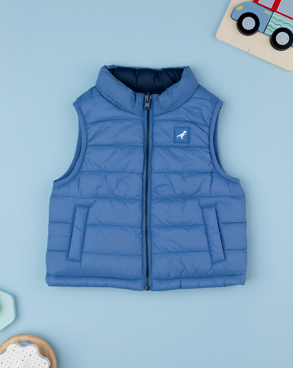 Smanicato bimbo blu nylon ricilato