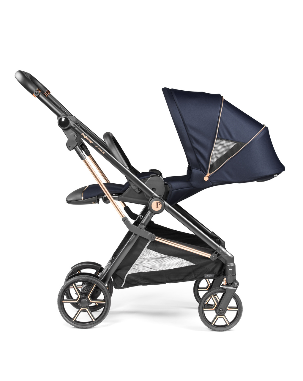 Trio vivace - flex - lounge - blue shine - peg perego