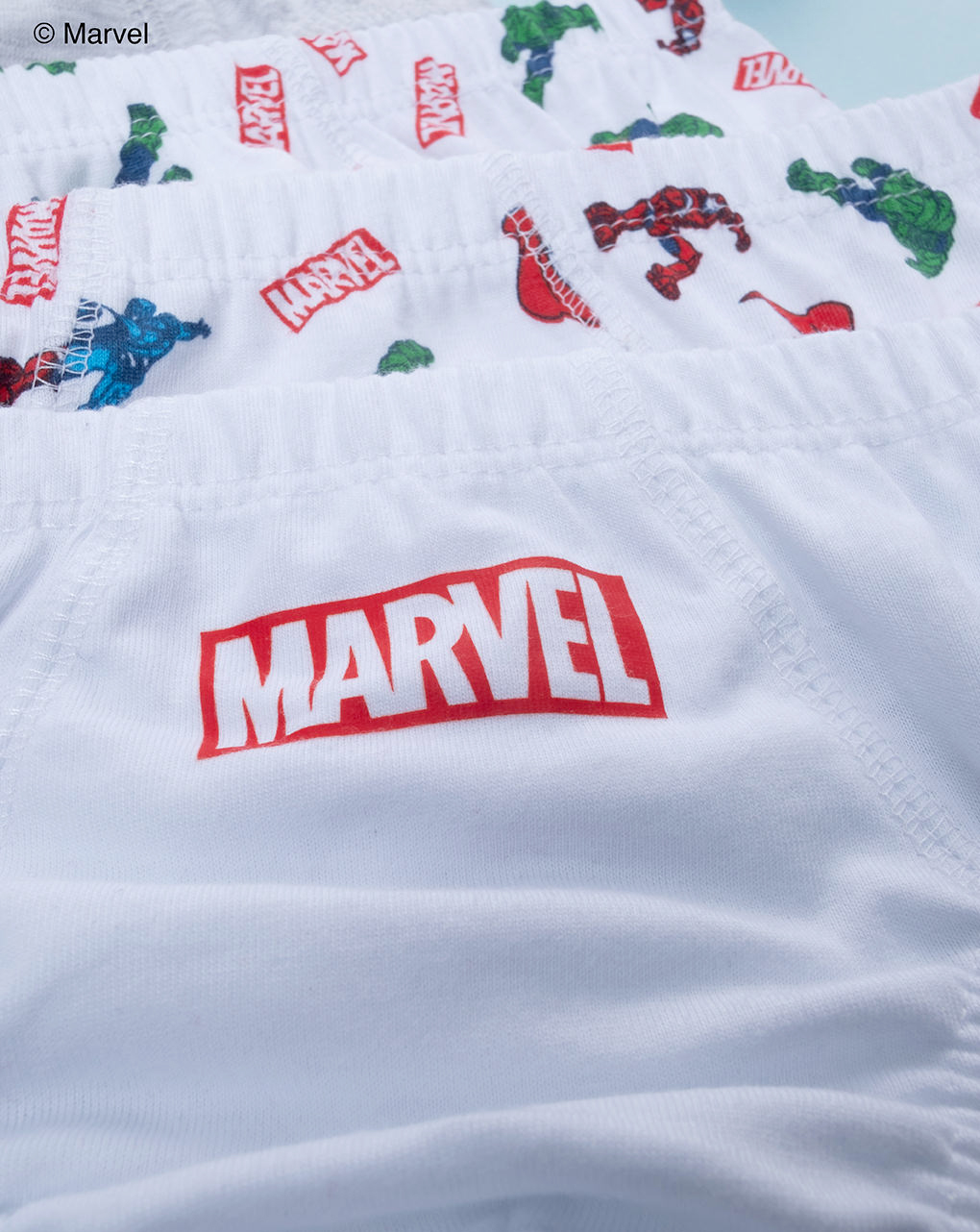Pack 7 slip bimbo marvel